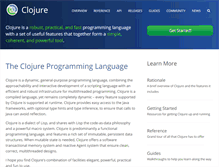 Tablet Screenshot of clojure.org